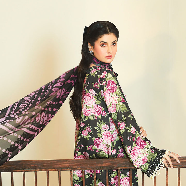 Premium Rayon satin with Trouser & Silk Dupatta “Talia”
