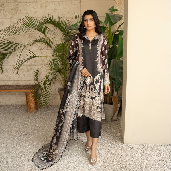 Bella-3PC Unstitched Outfit